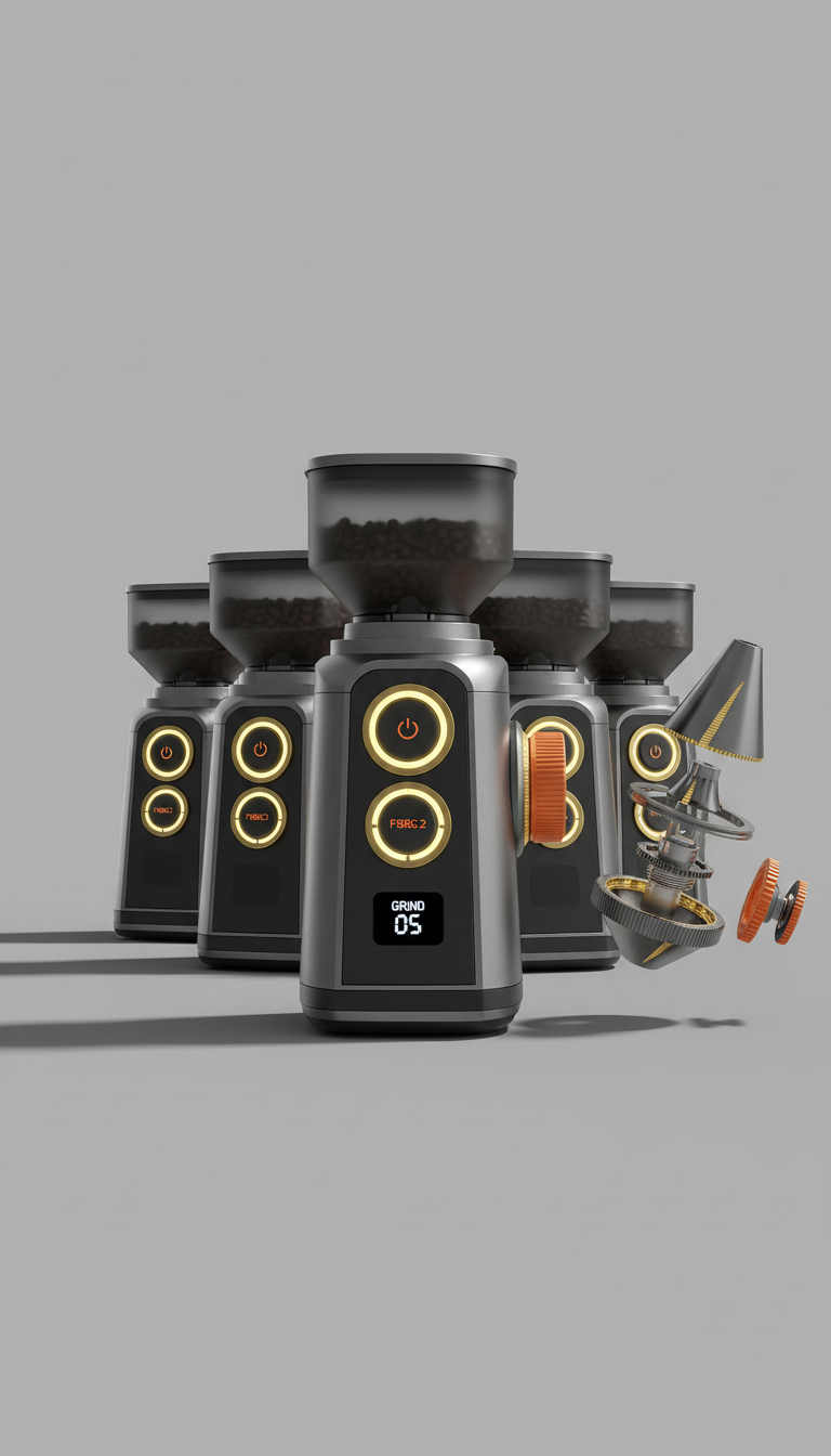 Precision grinder brushed steel body