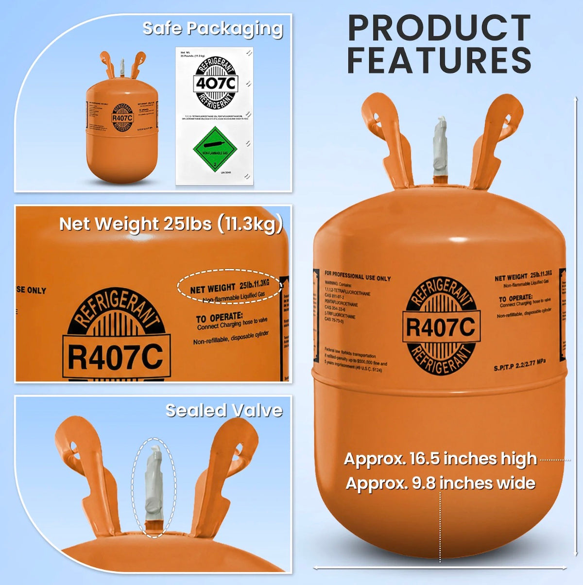 R407C compatible equipment and service application